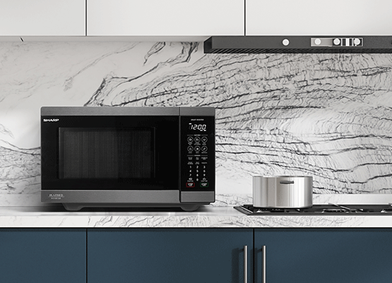 26L Flatbed 900W Microwave