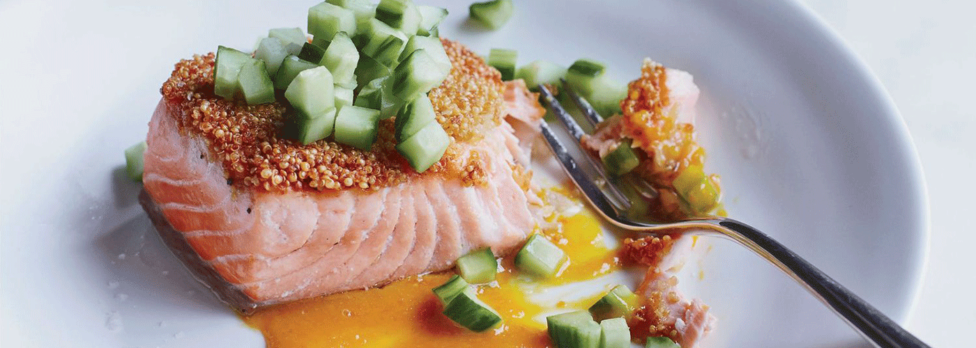 Microwave Orange Soy Salmon Parcels