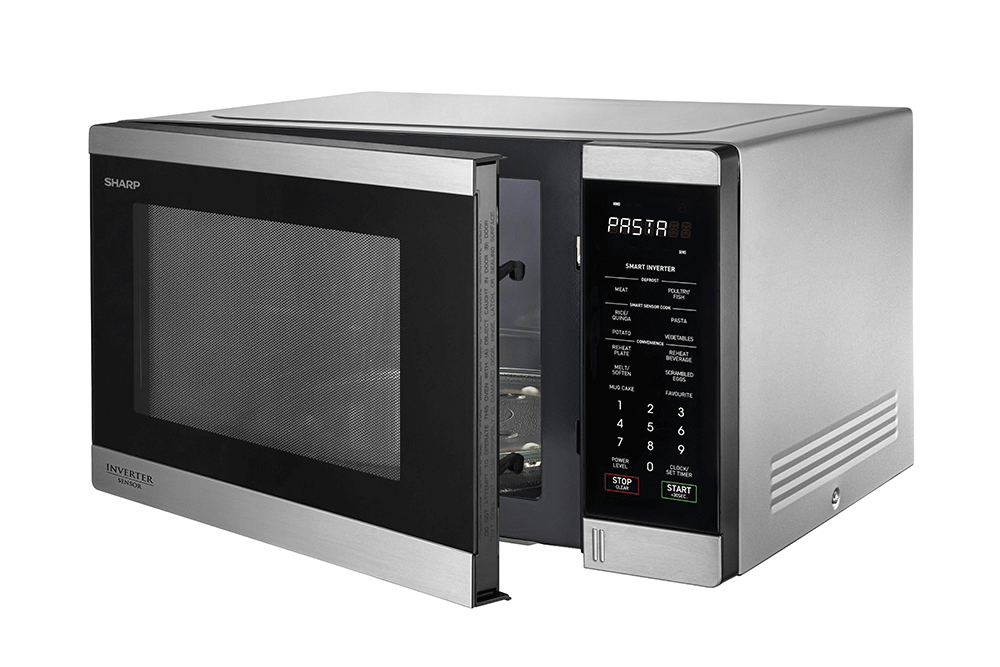 Midsized Microwave - Stainless Steel - 1200W 