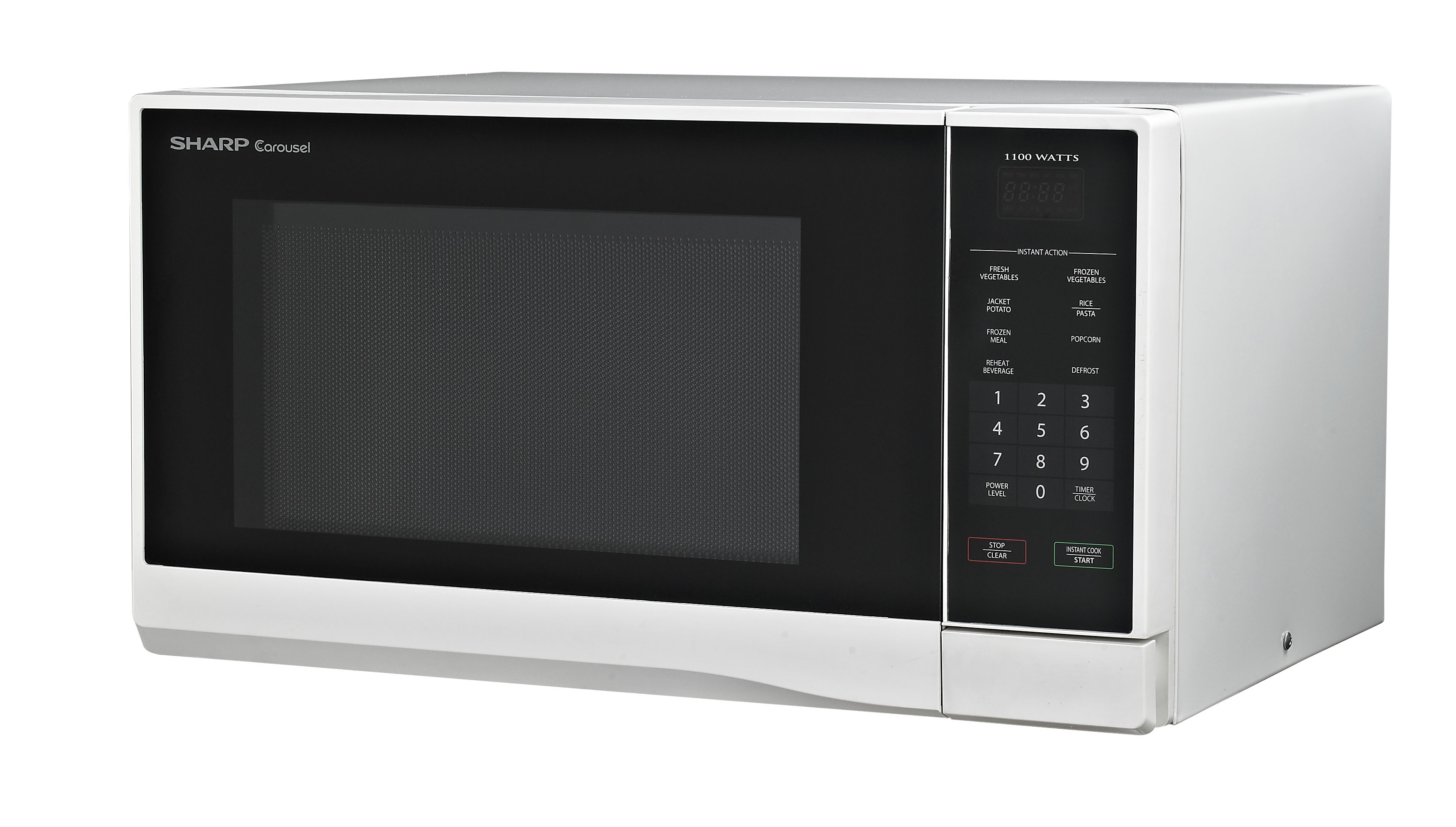 Midsized Microwave - White - 1,100W