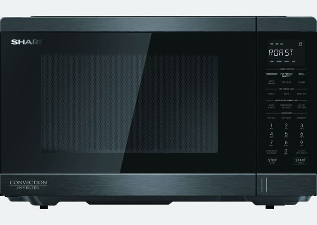 Convection Microwave - Black Stainless - 1100W 